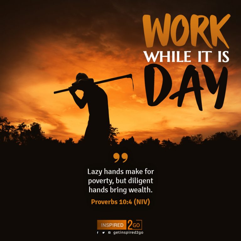 Work while it is day inspired2go