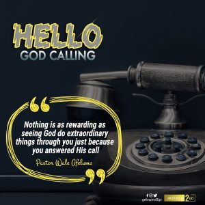 HELLO, GOD CALLING!